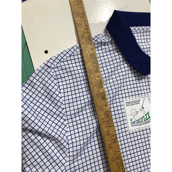 NWT IZOD Golf XXL Mens Polo Shirt White SwingFlex Stretch UPF15 Short Sleeve - Picture 4 of 11